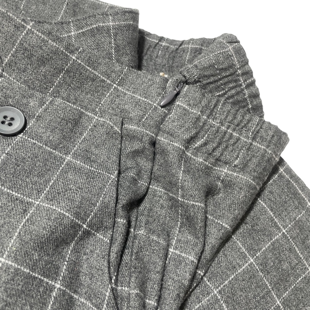 Belle Poque Elegant Retro XL Grey Plaid‎ Flannel Feel Pants - Picture 2 of 9